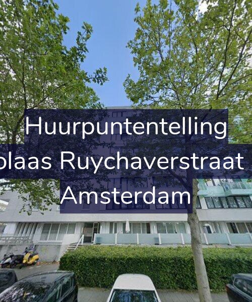 Foto gevel Huurpuntentelling voor Nicolaas Ruychaverstraat 134, Amsterdam