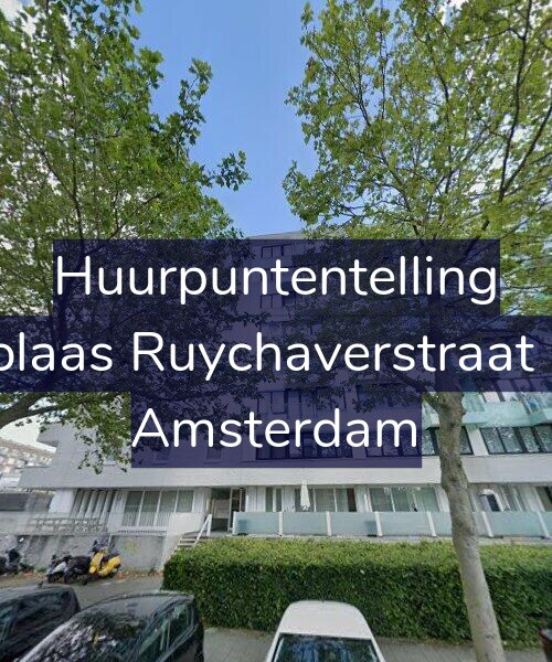Foto gevel Huurpuntentelling voor Nicolaas Ruychaverstraat 142, Amsterdam