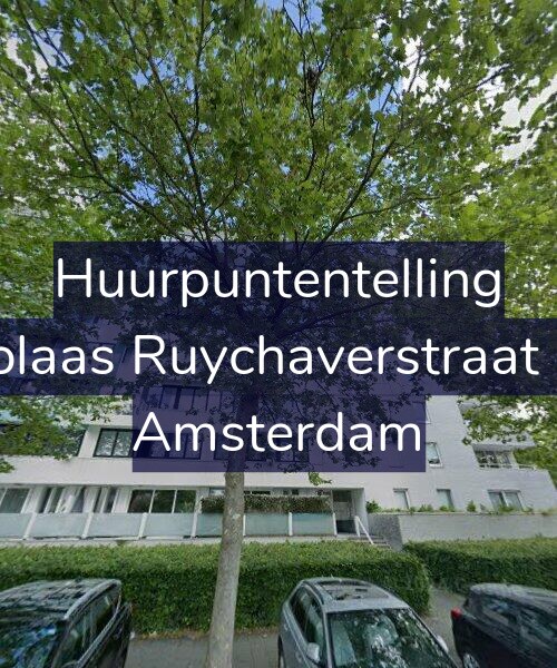 Foto gevel Huurpuntentelling voor Nicolaas Ruychaverstraat 110, Amsterdam