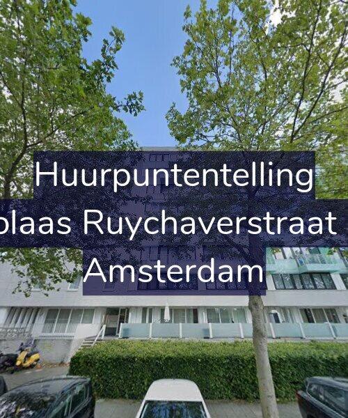 Foto gevel Huurpuntentelling voor Nicolaas Ruychaverstraat 124, Amsterdam