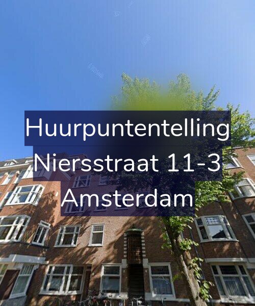 Foto gevel Huurpuntentelling voor Niersstraat 11-3, Amsterdam