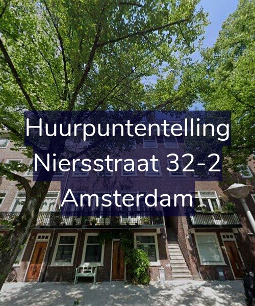 Foto gevel Huurpuntentelling voor Niersstraat 32-2, Amsterdam