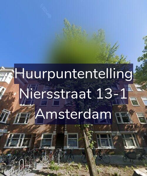 Foto gevel Huurpuntentelling voor Niersstraat 13-1, Amsterdam
