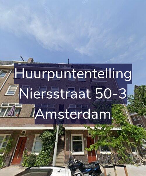 Foto gevel Huurpuntentelling voor Niersstraat 50-3, Amsterdam