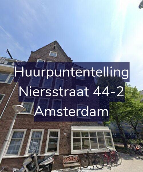Foto gevel Huurpuntentelling voor Niersstraat 44-2, Amsterdam