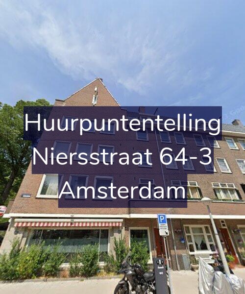 Foto gevel Huurpuntentelling voor Niersstraat 64-3, Amsterdam