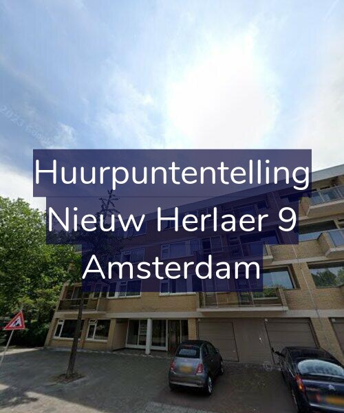 Foto gevel Huurpuntentelling voor Nieuw Herlaer 9, Amsterdam
