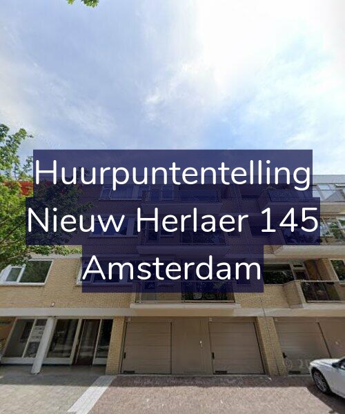 Foto gevel Huurpuntentelling voor Nieuw Herlaer 145, Amsterdam