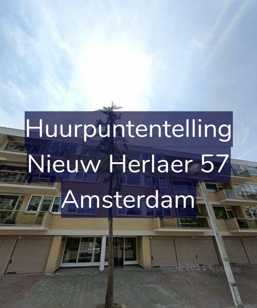 Foto gevel Huurpuntentelling voor Nieuw Herlaer 57, Amsterdam
