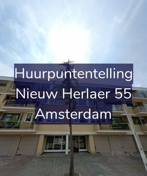 Foto gevel Huurpuntentelling voor Nieuw Herlaer 55, Amsterdam