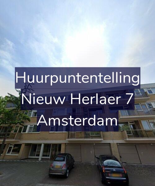 Foto gevel Huurpuntentelling voor Nieuw Herlaer 7, Amsterdam