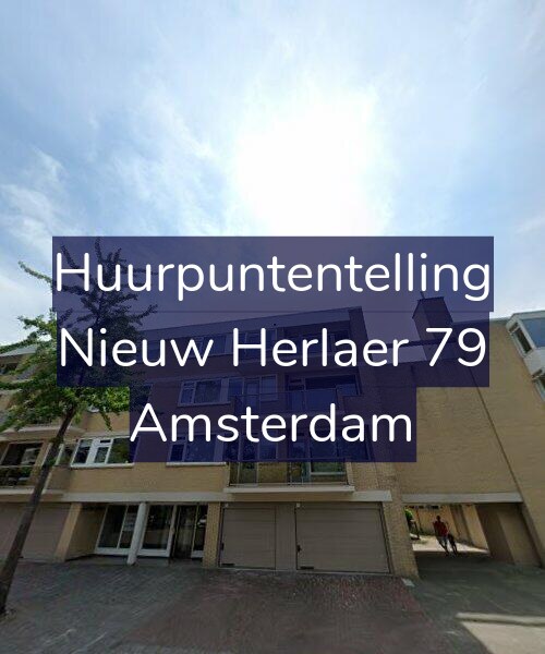 Foto gevel Huurpuntentelling voor Nieuw Herlaer 79, Amsterdam