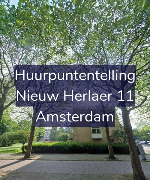 Foto gevel Huurpuntentelling voor Nieuw Herlaer 11, Amsterdam