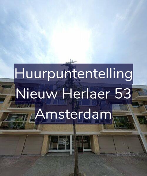 Foto gevel Huurpuntentelling voor Nieuw Herlaer 53, Amsterdam