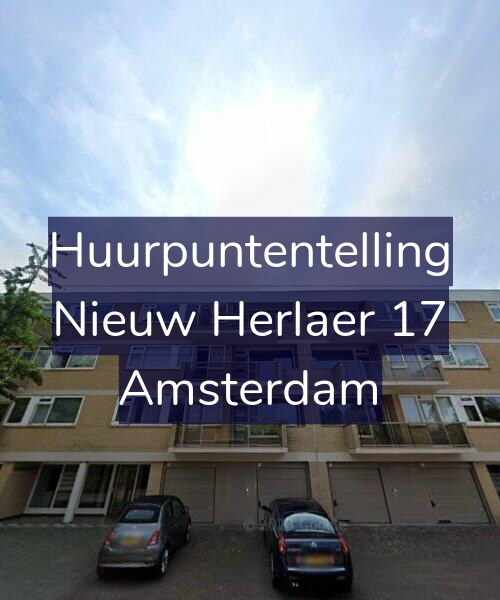 Foto gevel Huurpuntentelling voor Nieuw Herlaer 17, Amsterdam