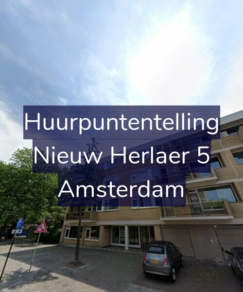 Foto gevel Huurpuntentelling voor Nieuw Herlaer 5, Amsterdam