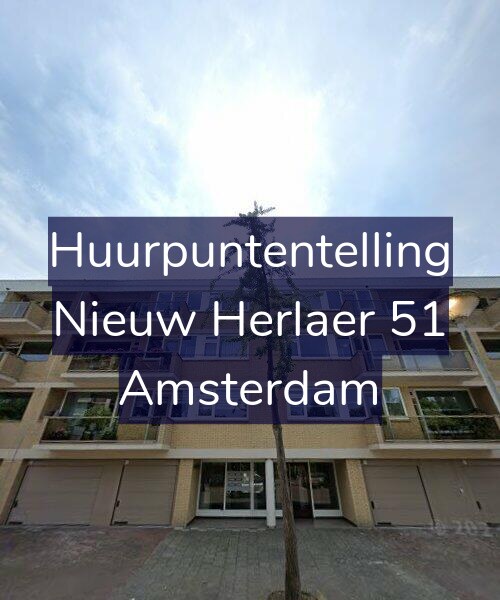 Foto gevel Huurpuntentelling voor Nieuw Herlaer 51, Amsterdam