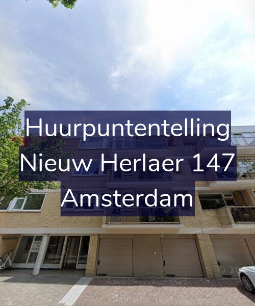 Foto gevel Huurpuntentelling voor Nieuw Herlaer 147, Amsterdam