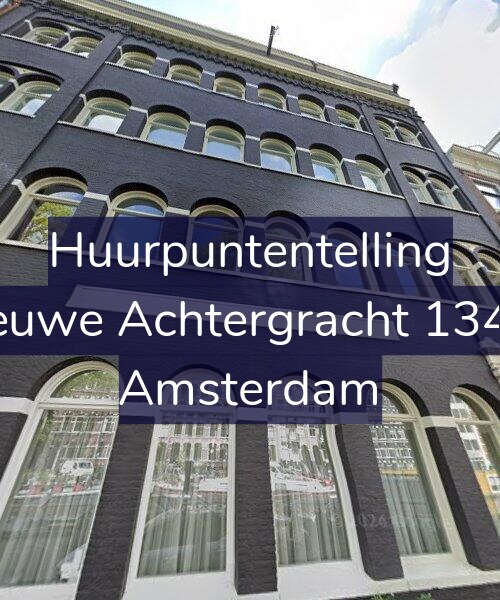 Foto gevel Huurpuntentelling voor Nieuwe Achtergracht 134-C, Amsterdam