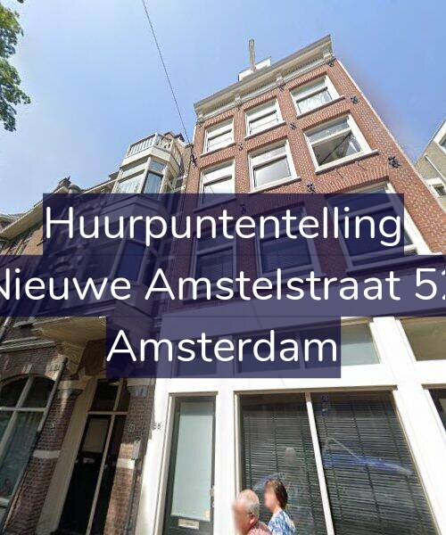 Foto gevel Huurpuntentelling voor Nieuwe Amstelstraat 52, Amsterdam