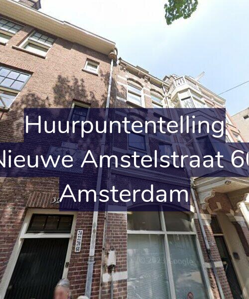 Foto gevel Huurpuntentelling voor Nieuwe Amstelstraat 60, Amsterdam