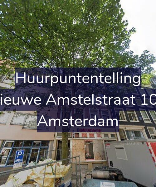 Foto gevel Huurpuntentelling voor Nieuwe Amstelstraat 107, Amsterdam