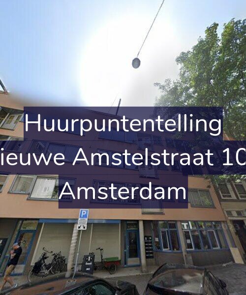 Foto gevel Huurpuntentelling voor Nieuwe Amstelstraat 101, Amsterdam