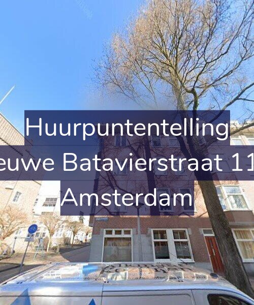 Foto gevel Huurpuntentelling voor Nieuwe Batavierstraat 11-2, Amsterdam