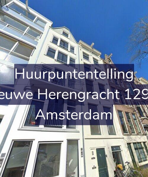Foto gevel Huurpuntentelling voor Nieuwe Herengracht 129-2, Amsterdam