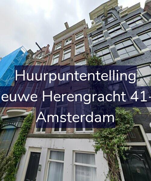 Foto gevel Huurpuntentelling voor Nieuwe Herengracht 41-C, Amsterdam