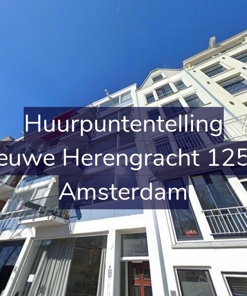 Foto gevel Huurpuntentelling voor Nieuwe Herengracht 125-2, Amsterdam