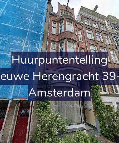 Foto gevel Huurpuntentelling voor Nieuwe Herengracht 39-H, Amsterdam