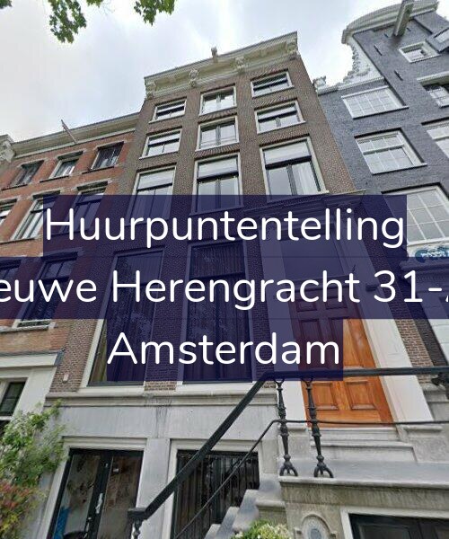 Foto gevel Huurpuntentelling voor Nieuwe Herengracht 31-A1, Amsterdam