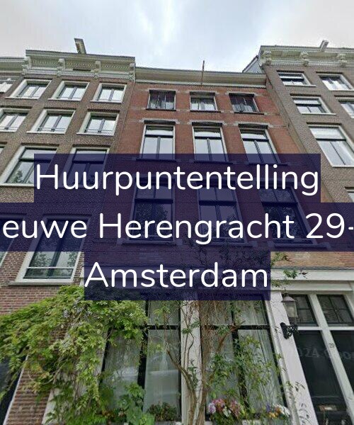 Foto gevel Huurpuntentelling voor Nieuwe Herengracht 29-D, Amsterdam