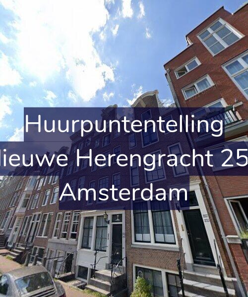 Foto gevel Huurpuntentelling voor Nieuwe Herengracht 255, Amsterdam