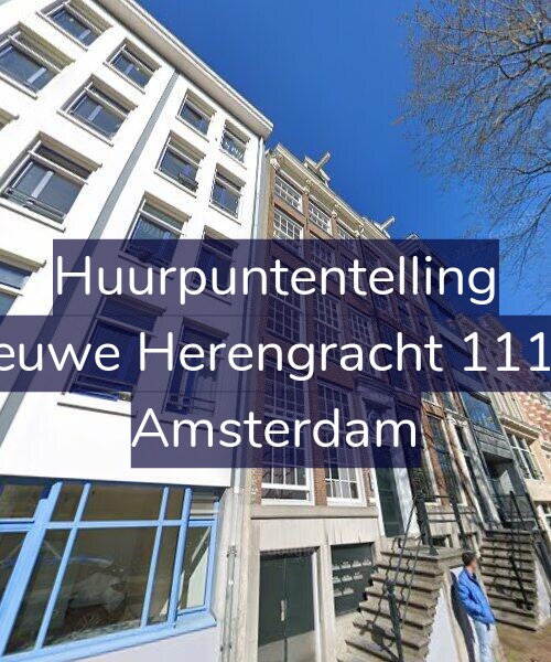Foto gevel Huurpuntentelling voor Nieuwe Herengracht 111-B, Amsterdam
