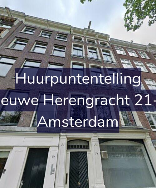 Foto gevel Huurpuntentelling voor Nieuwe Herengracht 21-D, Amsterdam