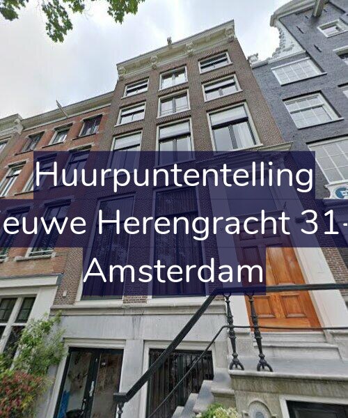 Foto gevel Huurpuntentelling voor Nieuwe Herengracht 31-B, Amsterdam