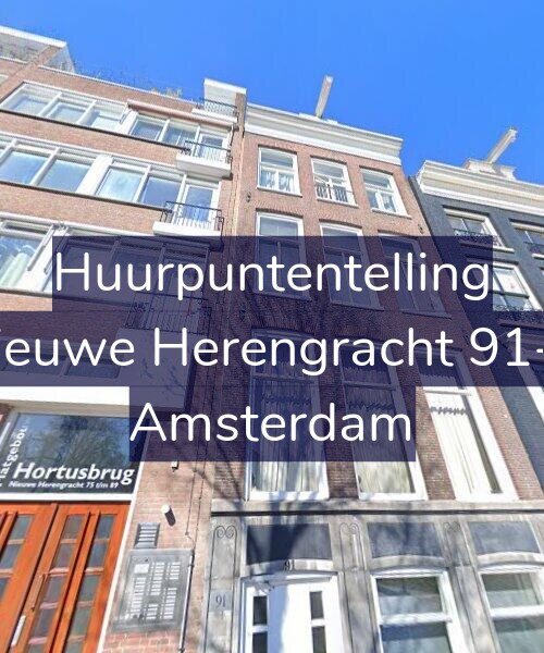 Foto gevel Huurpuntentelling voor Nieuwe Herengracht 91-C, Amsterdam