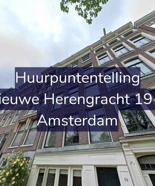Foto gevel Huurpuntentelling voor Nieuwe Herengracht 19-2, Amsterdam