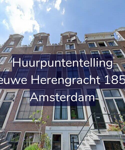 Foto gevel Huurpuntentelling voor Nieuwe Herengracht 185-A, Amsterdam