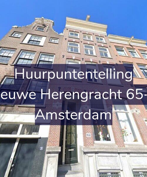 Foto gevel Huurpuntentelling voor Nieuwe Herengracht 65-H, Amsterdam