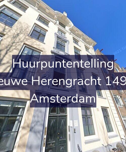 Foto gevel Huurpuntentelling voor Nieuwe Herengracht 149-C, Amsterdam