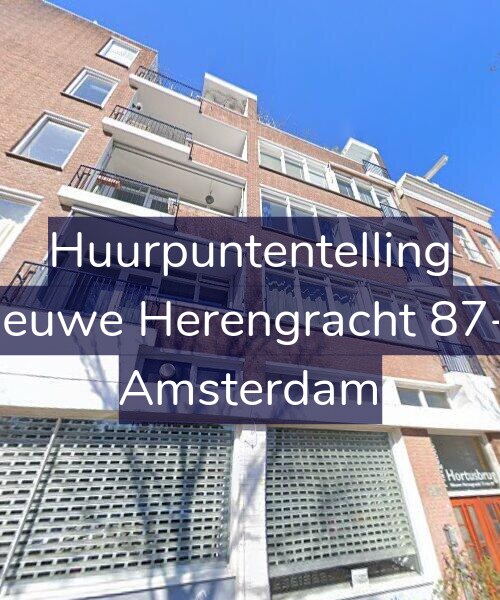 Foto gevel Huurpuntentelling voor Nieuwe Herengracht 87-A, Amsterdam