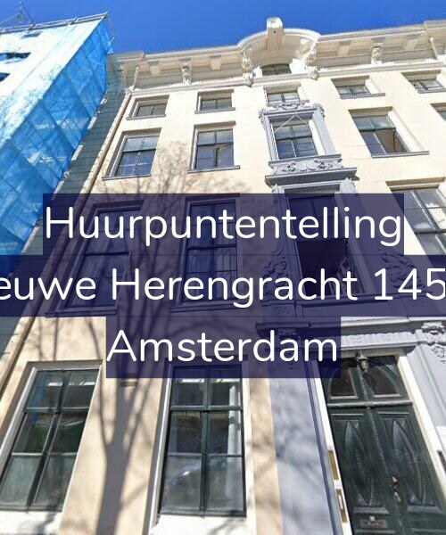 Foto gevel Huurpuntentelling voor Nieuwe Herengracht 145-D, Amsterdam