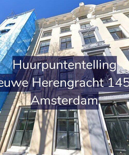 Foto gevel Huurpuntentelling voor Nieuwe Herengracht 145-B, Amsterdam