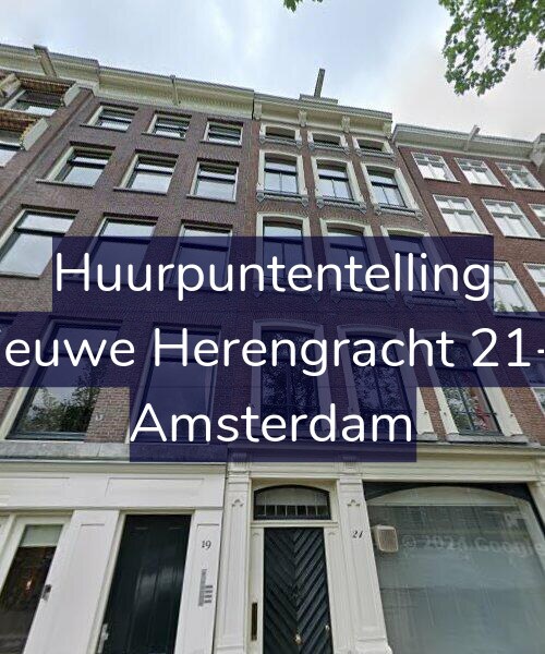 Foto gevel Huurpuntentelling voor Nieuwe Herengracht 21-B, Amsterdam