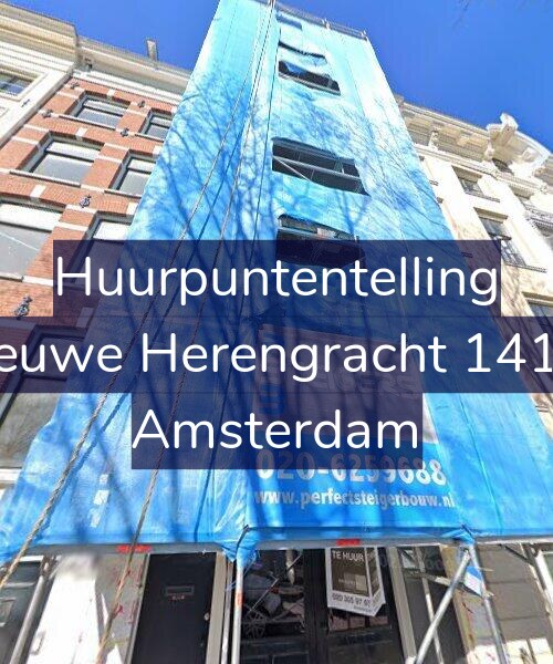 Foto gevel Huurpuntentelling voor Nieuwe Herengracht 141-1, Amsterdam