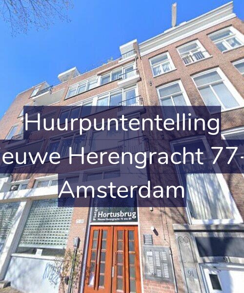 Foto gevel Huurpuntentelling voor Nieuwe Herengracht 77-B, Amsterdam
