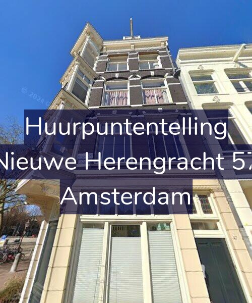 Foto gevel Huurpuntentelling voor Nieuwe Herengracht 57, Amsterdam